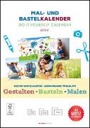 Mal- und Bastelkalender 2023 mit Platz für Notizen - weiß - 21 x 29,7 - Do it yourself calendar A4 - datiert - Foto-Kalender - Alpha Edition