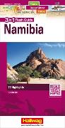Namibia Flash Guide Strassenkarte 1:1 Mio. 1:1'000'000